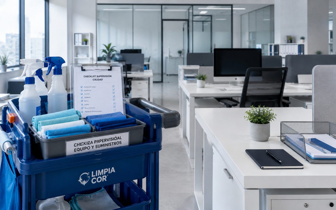 Espacio de coworking limpio y ordenado en Córdoba
